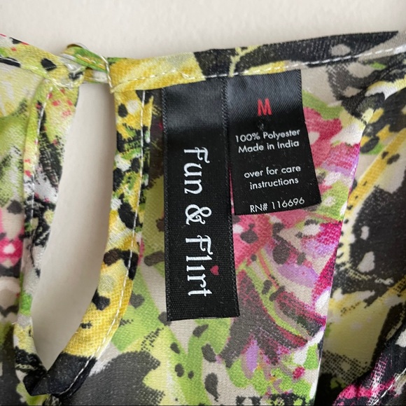 Fun & Flirt / Yellow Floral Maxi Dress - Picture 9 of 9